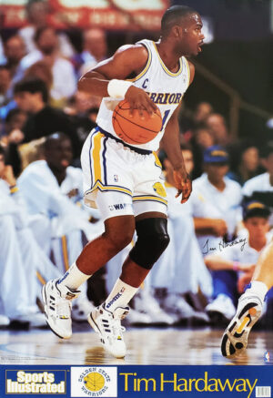 Tim Hardaway Golden State Warriors Basketball Cover Print