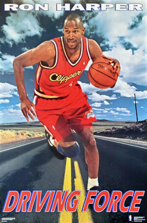 Ron Harper Driving Force Basketball Poster