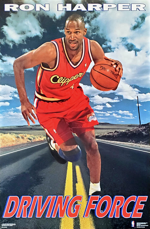 Ron Harper Driving Force Basketball Poster