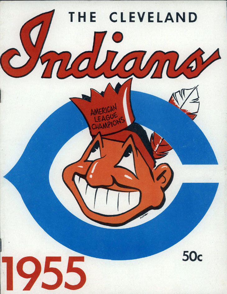 1955 Cleveland Indians American League Champions Print