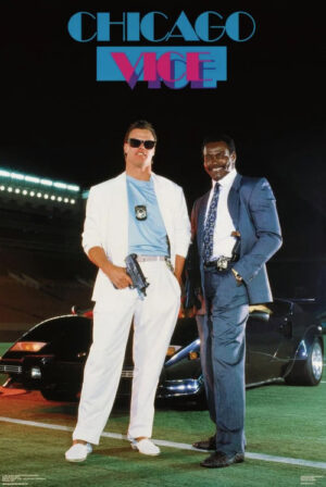 Chicago Vice Retro Police Duo Poster