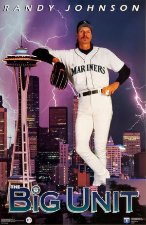 Randy Johnson The Big Unit Seattle Baseball Poster