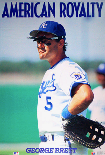 George Brett American Royalty Baseball Poster