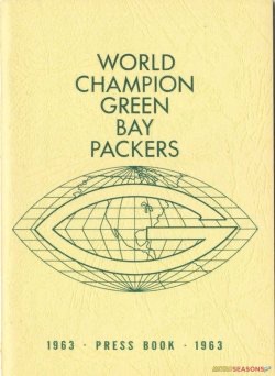 1963 World Champion Green Bay Packers Press Book Cover