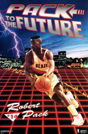 Robert Pack #14 “Pack to the Future” Basketball Poster
