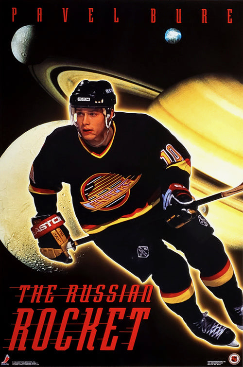 Pavel Bure The Russian Rocket Hockey Poster