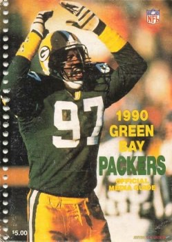 1990 Green Bay Packers Football Magazine Cover #97