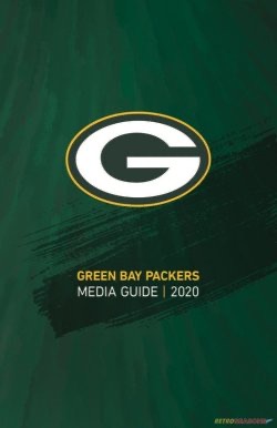 Green Bay Packers 2020 Media Guide