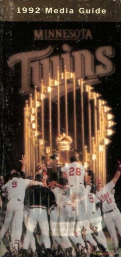 1992 Minnesota Twins Media Guide