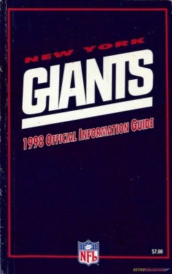 New York Giants 1998 Information Guide