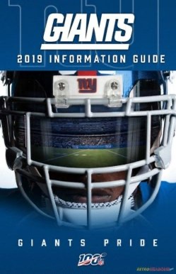 New York Giants 2019 Information Guide Cover