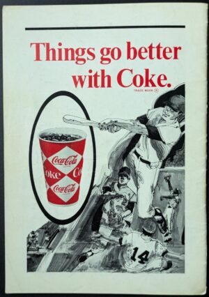 Things Go Better with Coke Baseball Poster Design
