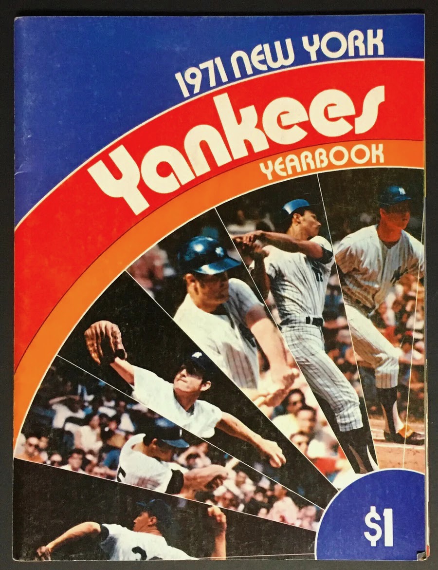 1971 New York Yankees Yearbook Cover