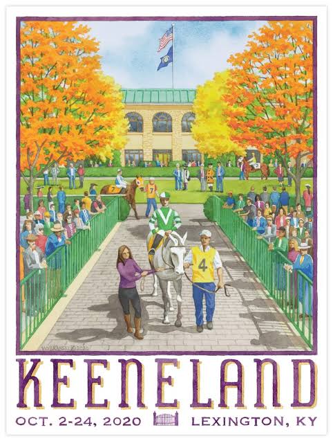 Keeneland 2020 Horse Racing Event Poster
