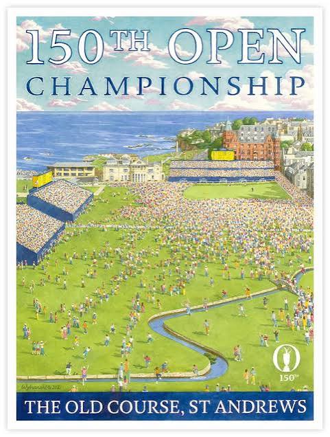 150th Open Championship Old Course St Andrews Golf Poster