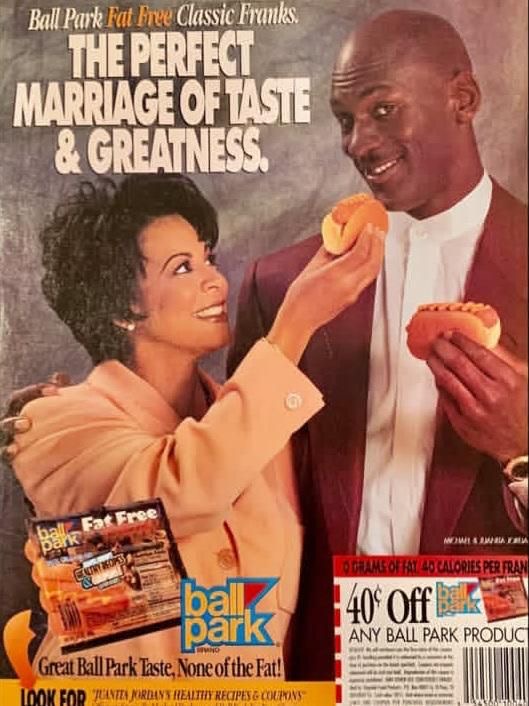 Ball Park Fat Free Classic Franks Vintage-Style Advertisement Print