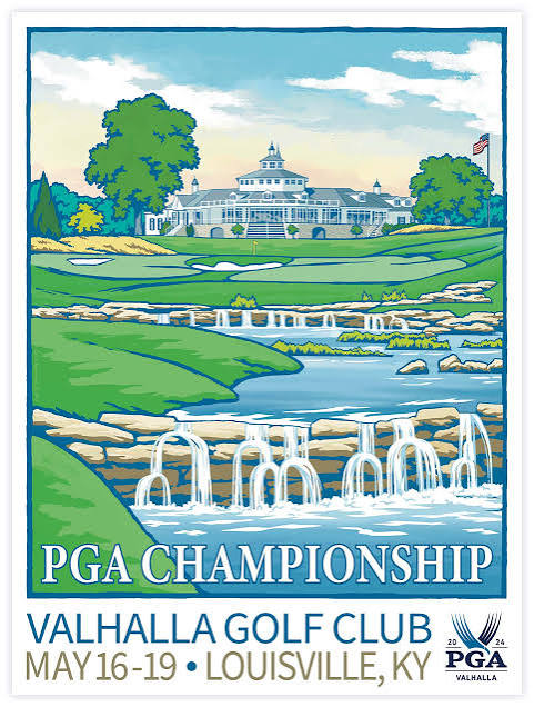 PGA Championship Valhalla Golf Club Louisville Poster