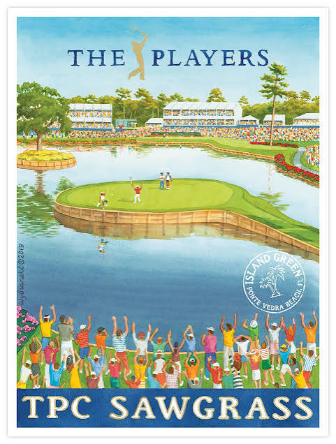 The Players TPC Sawgrass Golf Course Poster Print