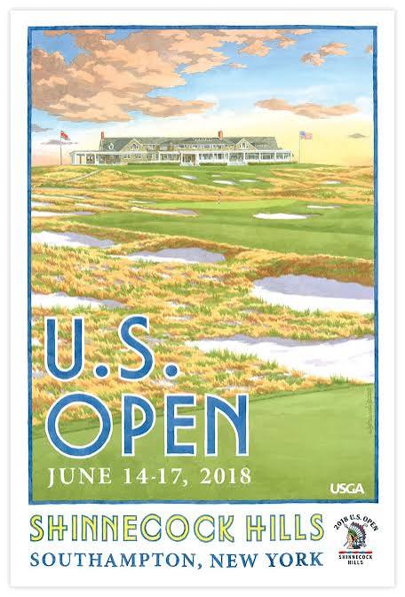 U.S. Open 2018 Shinnecock Hills Golf Poster