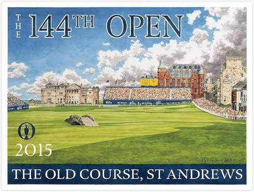 The 144th Open 2015 Old Course St Andrews Golf Print