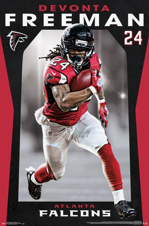 Devonta Freeman #24 Atlanta Falcons Football Wall Art