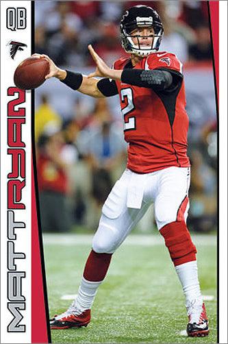 Matt Ryan Quarterback Football Wall Art