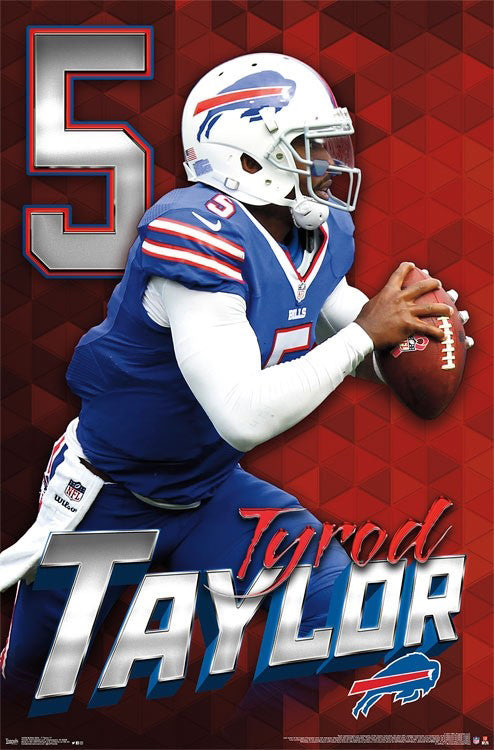 Tyrod Taylor Buffalo Football Poster-Style Wall Art