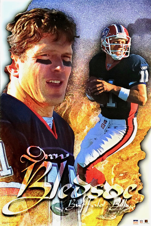 Drew Bledsoe Football Player Collage Wall Art
