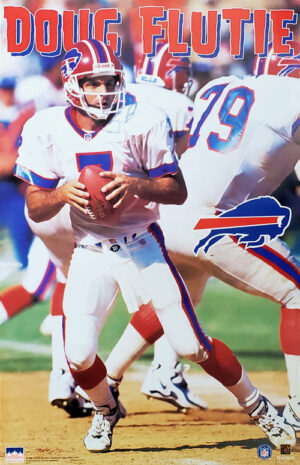 Buffalo Football Quarterback “Double Fluttie” Poster