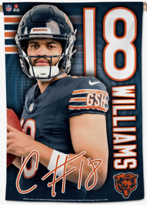 Chicago Bears #18 Williams Football Player Wall Poster