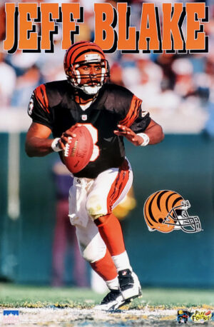 Jeff Blake Football Quarterback Printed Wall Art