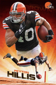 Peyton Hillis Football Player Action Wall Art