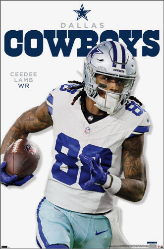 CeeDee Lamb Dallas Cowboys Football Poster
