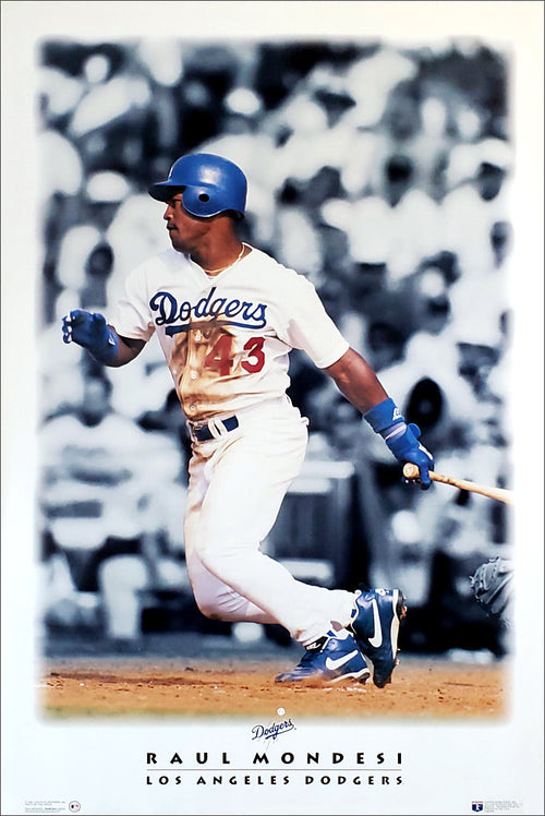 Raul Mondesi Los Angeles Dodgers Baseball Poster