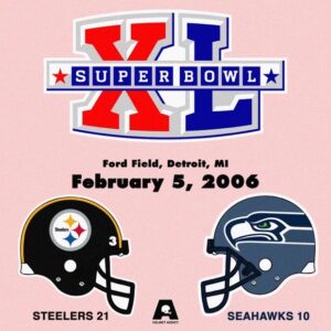 Super Bowl XL Steelers vs Seahawks 2006 Wall Art