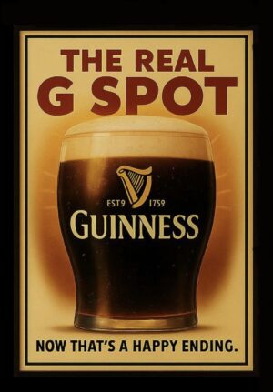 The Real Spot Stout Beer Pub Wall Art Print