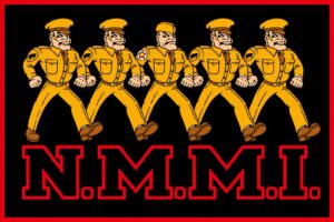 NMMI Cartoon Cadets Black and Red Wall Art