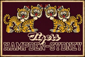 Hampden-Sydney Tigers Four Tiger Wall Art