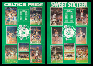 Celtics Pride and Sweet Sixteen Basketball Poster Set