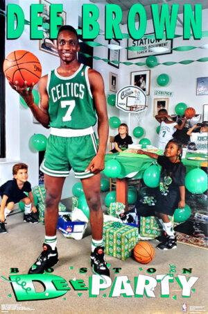 Dee Brown Celtics #7 Basketball Party Poster