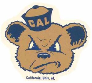California Bear CAL Mascot Graphic Print