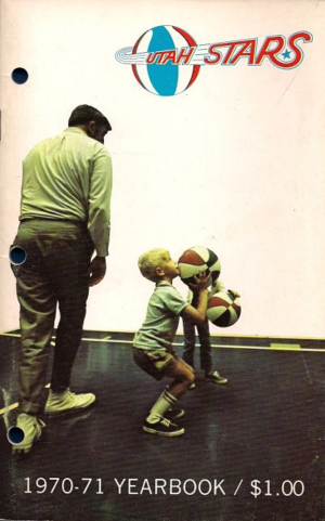 Utah Stars 1970-71 Basketball Yearbook