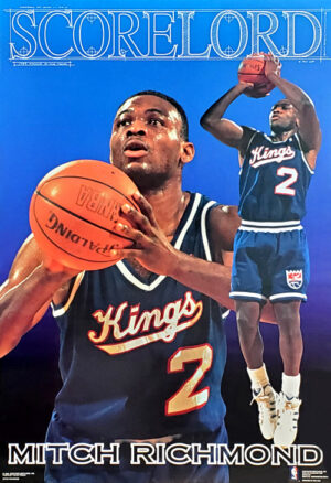 Mitch Richmond Kings Basketball Poster Design