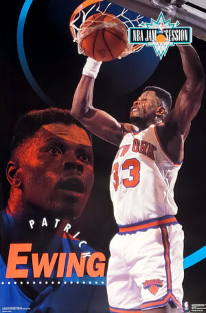 Patrick Ewing New York Basketball Poster