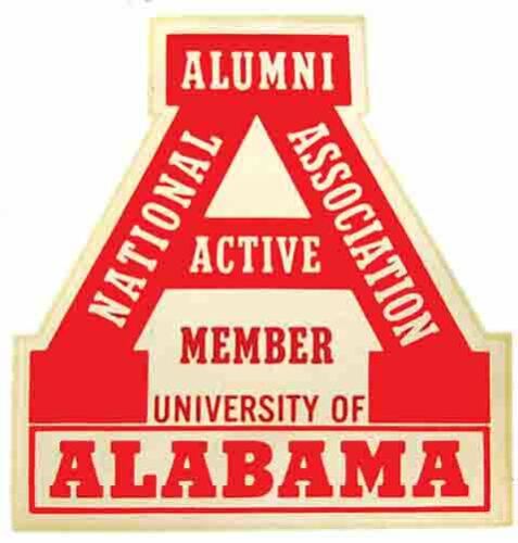 University of Alabama Alumni Active Member Graphic Sign
