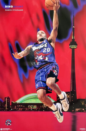 Damon Stoudamire Toronto Raptors Basketball Poster