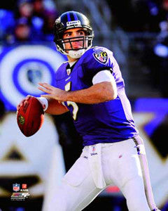 Baltimore Ravens Quarterback Football Action Photo