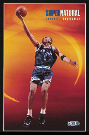Supernatural Anfernee Hardaway Basketball Poster