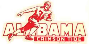 Alabama Crimson Tide Basketball Player Graphic