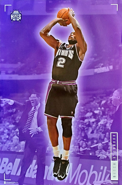 Purple Basketball Player #2 Kings-Style Wall Art